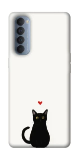 Чохол на Oppo Reno 4 Pro cat in love фото 1 Чохол на Oppo Reno 4 Pro cat in love фото 1 з 1