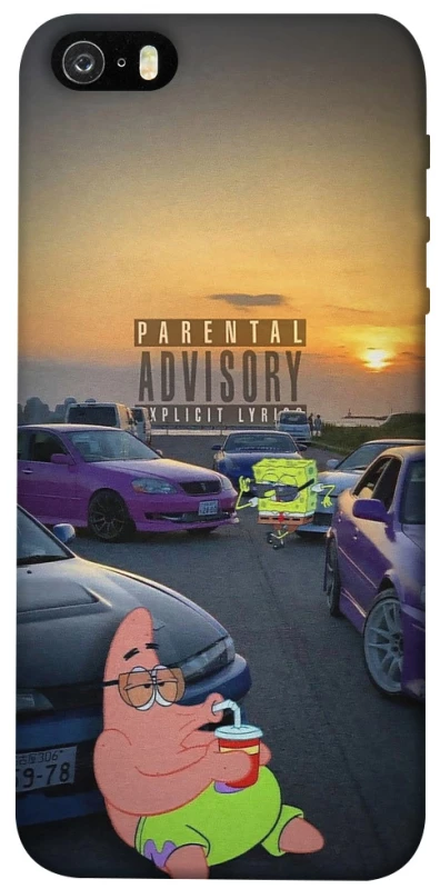 Чохол на Apple iPhone 5/5S/SE Патрік на перегонах фото 1 з 1