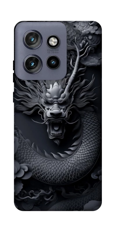 Чохол на Motorola Edge 50 Neo black dragon фото 1 з 1