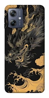 Чохол на Motorola Moto G54 gold dragon фото 1 Чохол на Motorola Moto G54 gold dragon фото 1 з 1