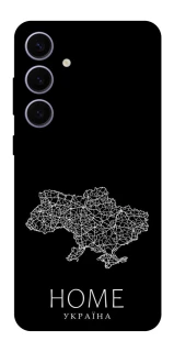 Чохол на Samsung Galaxy S25+ Ukraine black map фото 1 з 1