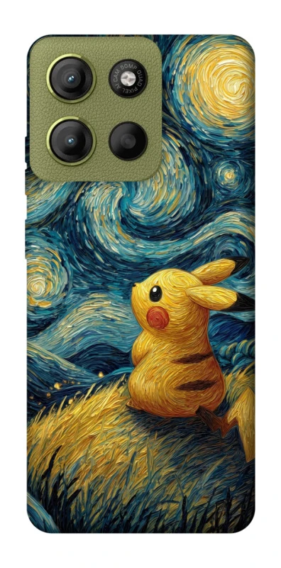 Чохол на Motorola Moto G15 4G Pikachu and Van Gogh фото 1 з 1