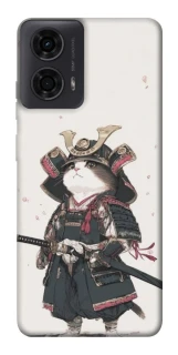 Чохол на Motorola Moto G04 Samurai Cat Warrior фото 1 з 1