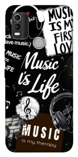 Чехол на Nokia C21 Plus Music is Life фото 1 из 1