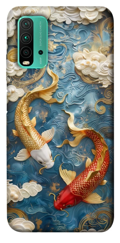 Чохол на Xiaomi Redmi Note 9 4G / Redmi 9 Power Koi carp фото 1 з 1