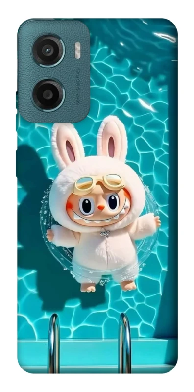 Чохол на Motorola Moto G06 Labubu in the pool ver.2 фото 1 з 1