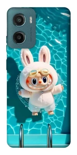 Чохол на Motorola Moto G06 Labubu in the pool ver.2 фото 1 з 1