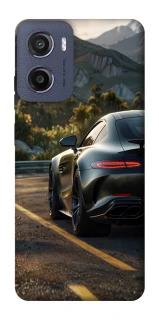 Чехол на Motorola Moto E15 Car in the mountains фото 1 из 1