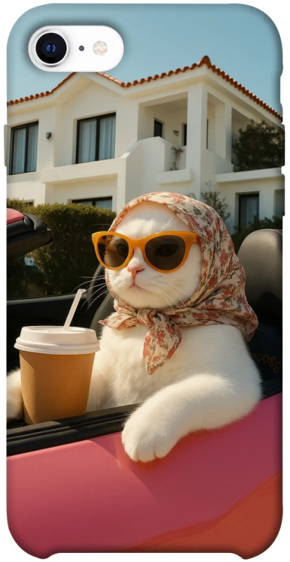 Чохол на Apple iPhone SE (2020) Stylish Cat Cruise фото 1 з 1