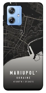 Чехол на Motorola Moto G84 Mariupol map фото 1 из 1