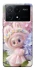 Чохол на Xiaomi Poco X6 Labubu & Flowers ver.1 фото 1 з 1