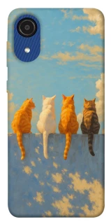 Чехол на Samsung Galaxy A03 Core cats on wall фото 1 Чехол на Samsung Galaxy A03 Core cats on wall фото 1 из 1