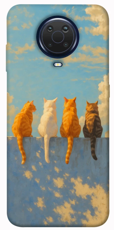 Чохол на Nokia G20 / G10 / 6.3 cats on wall фото 1 з 1