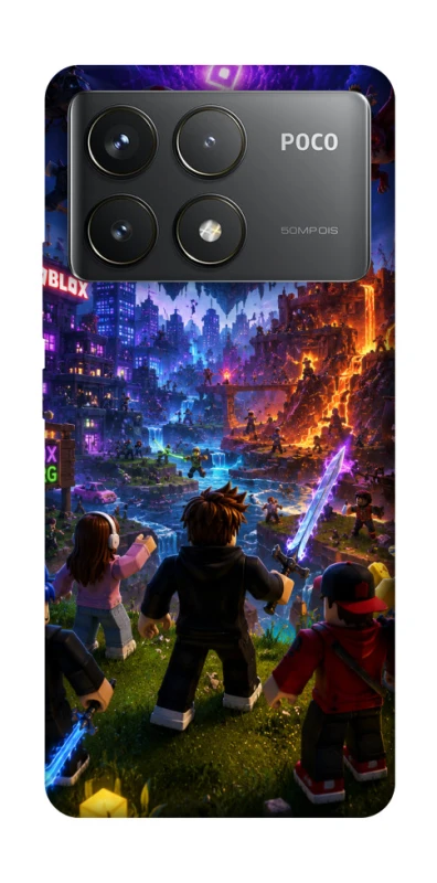 Чехол на Xiaomi Poco F6 Pro Roblox aesthetics ver.12 фото 1 из 1