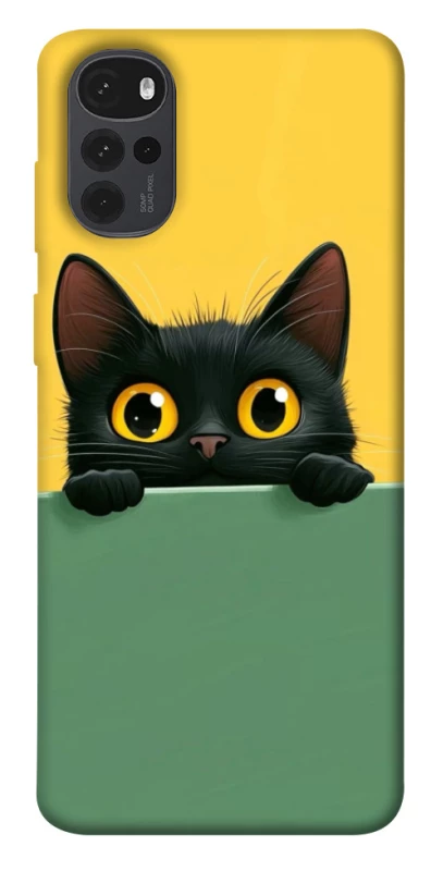 Чехол на Motorola Moto G22 Black cat v2 фото 1 из 1