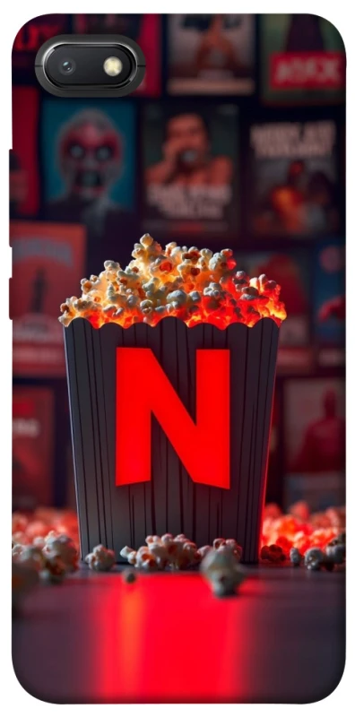 Чохол на Xiaomi Redmi 6A Netflix and popcorn фото 1 з 1