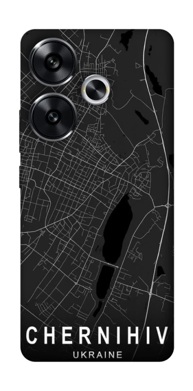 Чохол на Xiaomi Poco F6 Chernihiv map фото 1 з 1