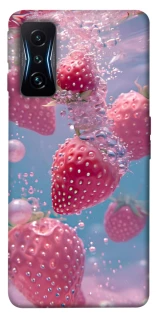 Чохол на Xiaomi Poco F4 GT Полуниця в воді фото 1 з 1