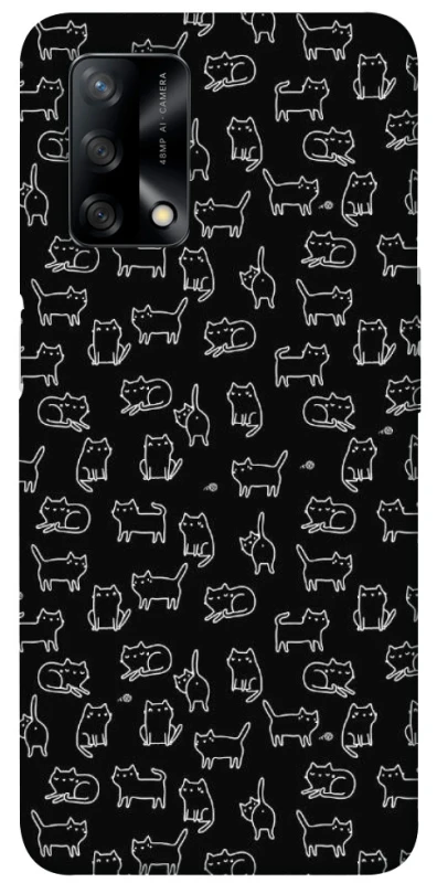 Чохол на Oppo A74 4G Black Cats фото 1 з 1