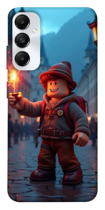 Чохол на Samsung Galaxy A05s Roblox Fire Logo Blue Flames фото 1 з 1