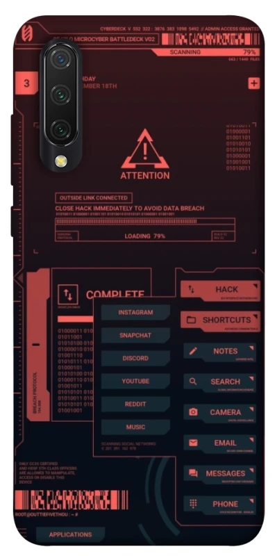 Чохол на Xiaomi Mi CC9 / Mi 9 Lite Attention фото 1 з 1