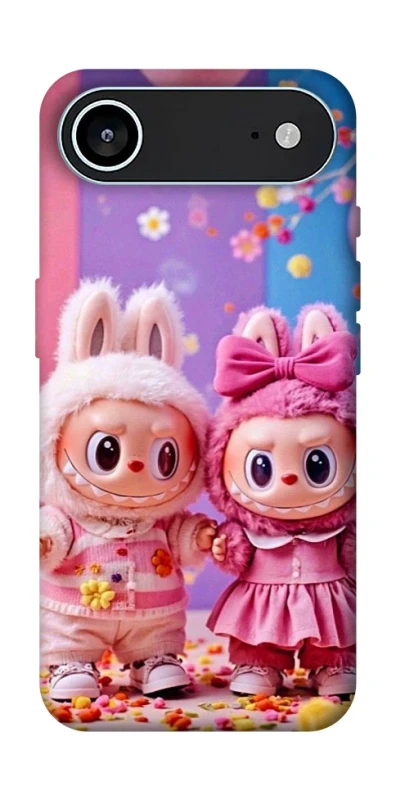 Чохол на Apple iPhone 17 Air (6.5") Labubu twins ver.2 фото 1 з 1