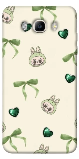 Чохол на Samsung J710F Galaxy J7 (2016) Labubu Green Heart фото 1 з 1