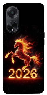 Чохол на Oppo A58 4G Red Fire Horse ver.1 фото 1 з 1