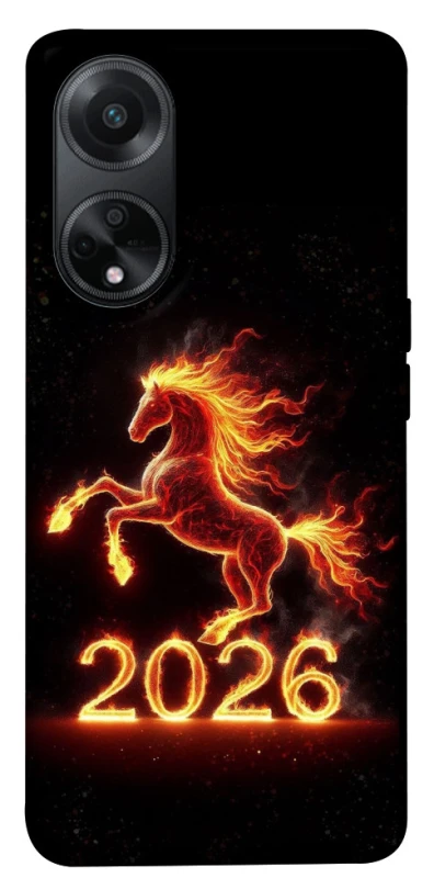 Чохол на Oppo A98 Red Fire Horse ver.1 фото 1 з 1