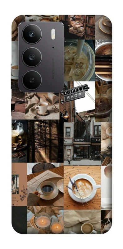 Чохол на Realme C75 Coffee collage ver.3 фото 1 з 1