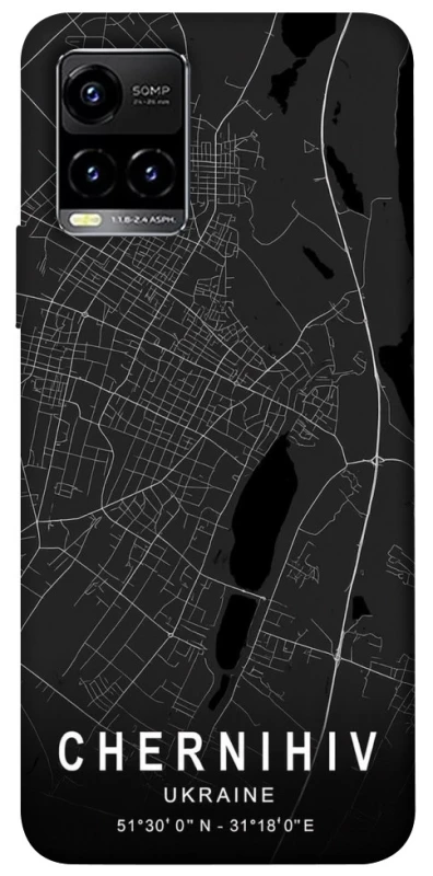 Чохол на Vivo Y21 / Y33s Chernihiv map фото 1 з 1