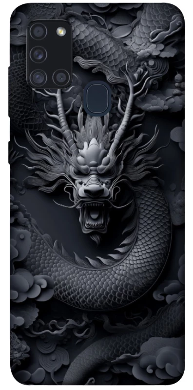 Чохол на Samsung Galaxy A21s black dragon фото 1 з 1