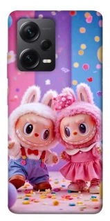 Чехол на Xiaomi Redmi Note 12 Pro+ 5G Labubu twins ver.3 фото 1 из 1