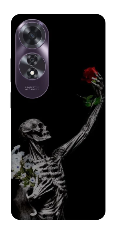 Чохол на Oppo A60 Skeleton vs Rose фото 1 з 1