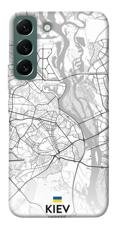 Чохол на Samsung Galaxy S22 Kiev white map фото 1 з 1