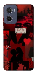 Чехол на Motorola Moto E15 Love collage ver.2 фото 1 из 1