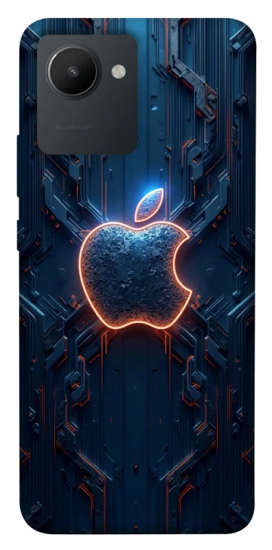 Чохол на Realme C30s Apple logo ver.1 фото 1 з 1