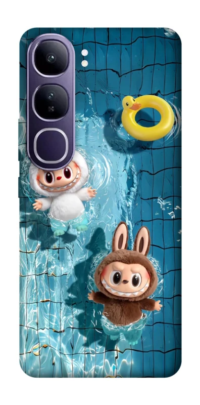 Чохол на Vivo Y300 Labubu in the pool фото 1 з 1