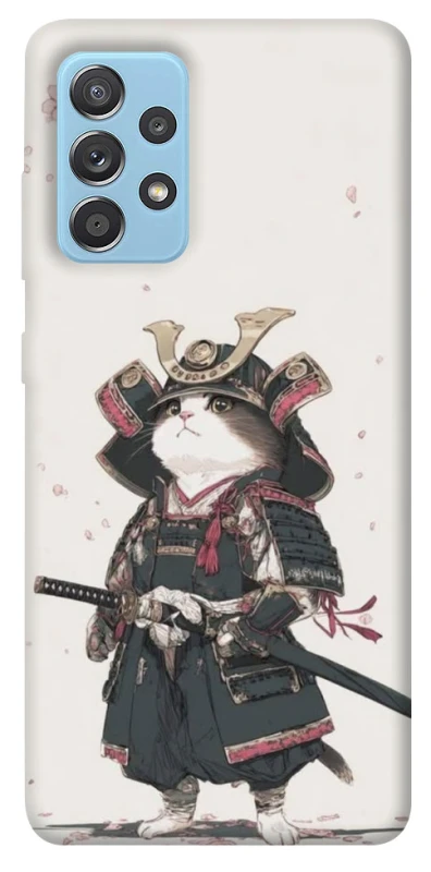 Чехол на Samsung Galaxy A52 4G / A52 5G Samurai Cat Warrior фото 1 из 1