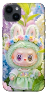 Чехол на Apple iPhone 14 Plus (6.7") Labubu & Flowers ver.2 фото 1 из 1