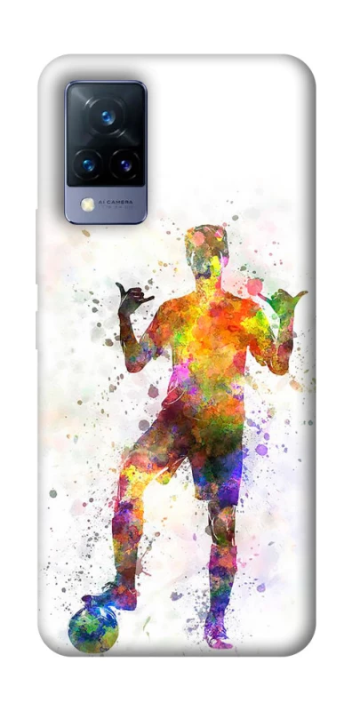 Чохол на Vivo V21 Football Player v3 фото 1 з 1