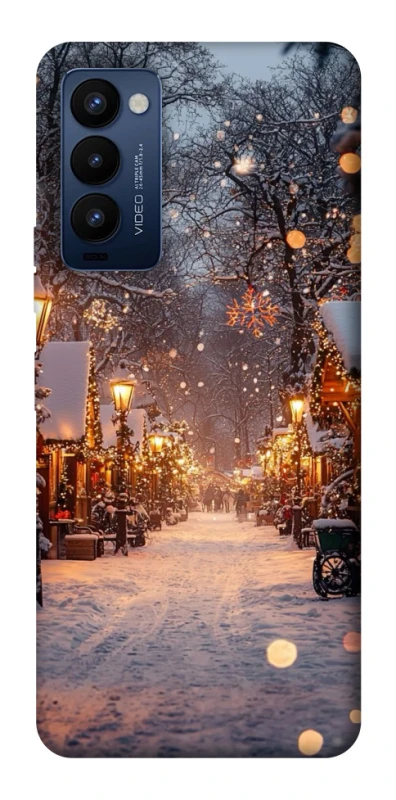 Чохол на TECNO Camon 18 Pro Новорічний v50 фото 1 з 1