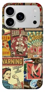 Чехол на Apple iPhone 18 Pro Max Retro collage ver.2 фото 1 из 1