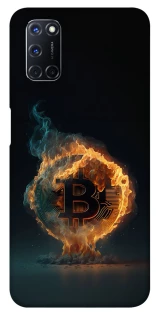 Чохол на Oppo A52 / A72 / A92 Fire Bitcoin фото 1 з 1