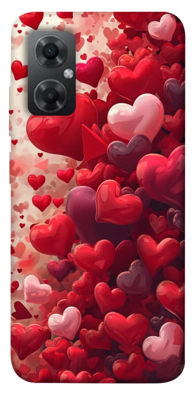 Чохол на Xiaomi Redmi Note 11R Many hearts фото 1 з 1