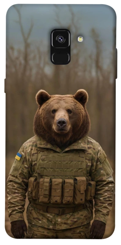 Чехол на Samsung A530 Galaxy A8 (2018) Медведь защитник фото 1 из 1