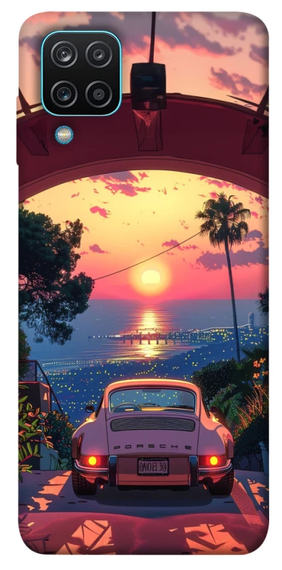 Чохол на Samsung Galaxy M12 Porsche at sunset фото 1 з 1