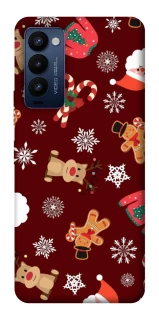 Чехол на TECNO Camon 18 Pro Новогодний v6 фото 1 из 1