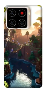Чехол на ZTE Blade A56 Minecraft sunset фото 1 из 1