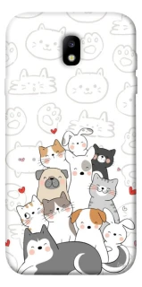 Чохол на Samsung J730 Galaxy J7 (2017) Funny Pets фото 1 з 1